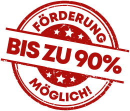 Förderung bis zu 90% möglich